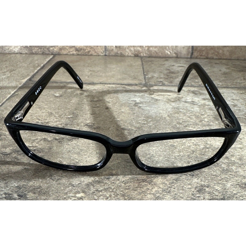 BMEC Big Wig Black Flex Hinge Eyeglasses Frames 55-16-145-34mm